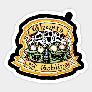 Ghosts and Goblins Sticker